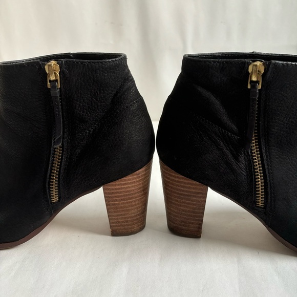 Cole Haan Grand OS Davenport Nubuck Zip Leather Ankle Boots Black Size 7B - Picture 5 of 17